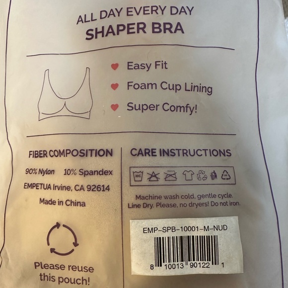 Nude Empetua All Day Every Day shaper bra size M - Picture 3 of 4